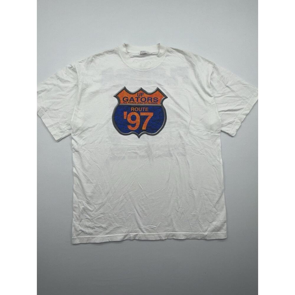 Vintage Florida Gators College Football X Large T-shirt White Short Sleeve